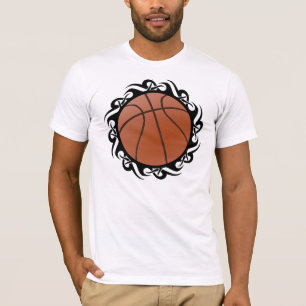 T-shirt basketball. tribal.