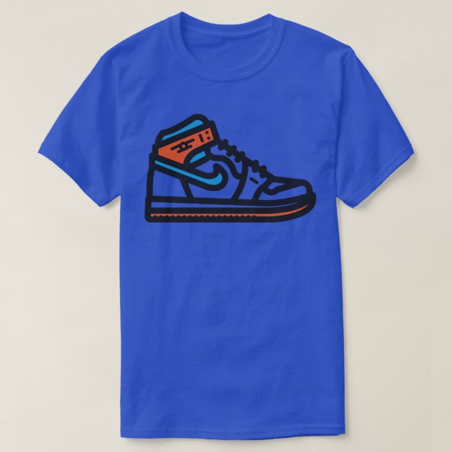 T-shirt Baskets de basket-ball de Thunder (Design devant)