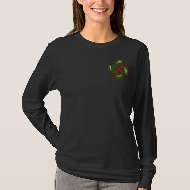 T-shirt basque de croix (Devant)
