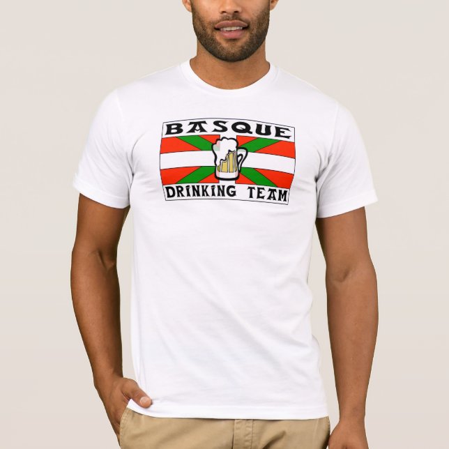 T-shirt Basque Drinking Team (Devant)