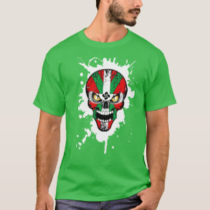T-shirt Basque skull