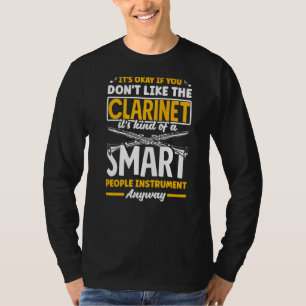 T-shirt Bass Clarinet Clarinetist Joueur Smart Pe