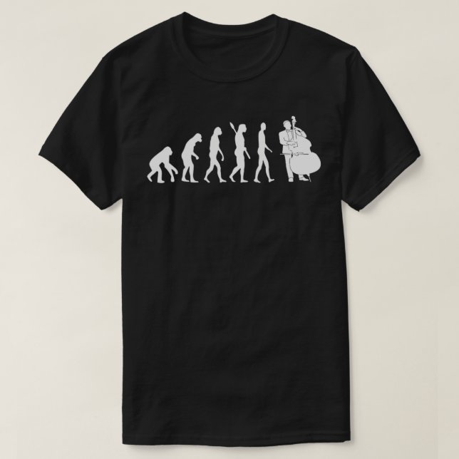T-shirt Bass Clef Double Basse Lecteur Basse Guitariste Ev (Design devant)