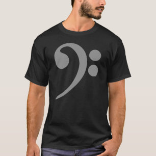 T-shirt bass cleff drôle