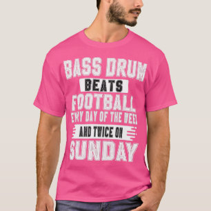 T-shirt Bass Drum Music Marching Band Bass Drums