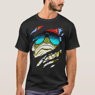T-shirt Bass Fish Scratch Love Fishing
