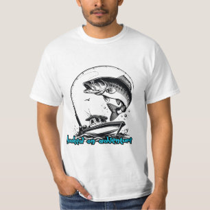 T-shirt Bass Fishing "Hooked on Adventure"
