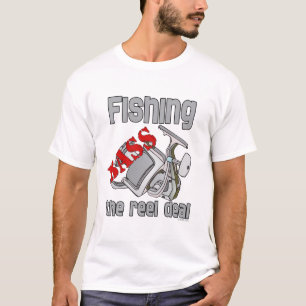 T-shirt Bass Fishing The Reel Deal