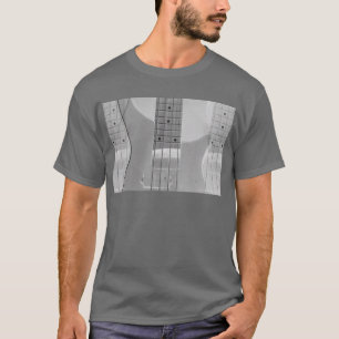 T-shirt Bass Guitare tendance Elégant Modèle gris foncé