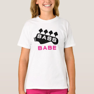 T-shirt Bass Player Girl