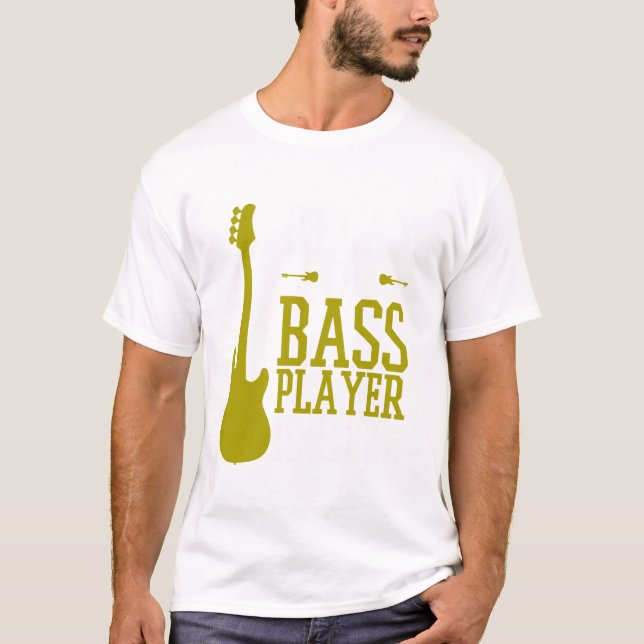 T-shirt Bass Player Guitare Guitariste Rock Metal Music Sc (Devant)