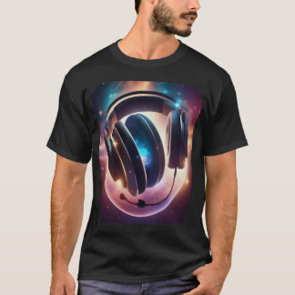 T-shirt Bass Techno Trance Raves Casques Graphique -