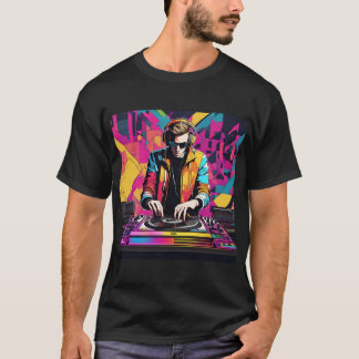 T-shirt Bass Techno Trance Raves DJ Graphic