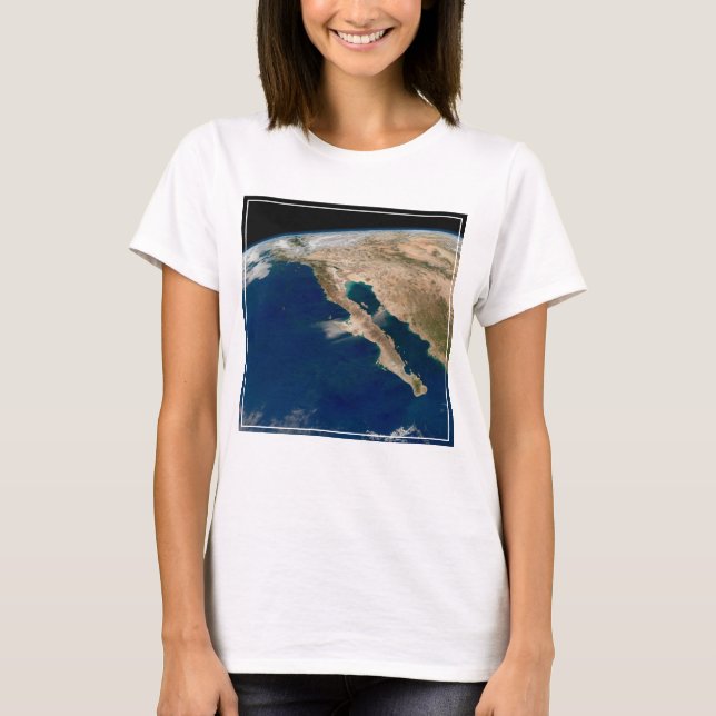 T-shirt Basse Californie Et Côte Pacifique Du Mexique. (Devant)