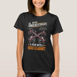 T-shirt Basse Clarinet Man Bass Clarinetist