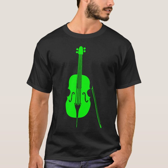 T-shirt Basse double - Vert (Devant)