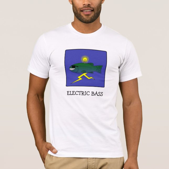 T-shirt Basse électrique (Devant)