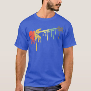 T-shirt Basse Guitare Art Pour Musicien Guitariste Bhelp P