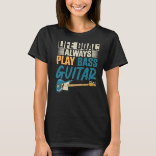 T-shirt Basse Guitare Lecteur Basse Guitariste Musique Bai