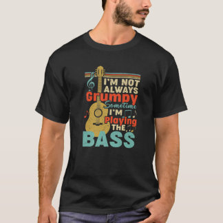 T-shirt Basse Guitare Lecteur Funny Retro Musique Guitares