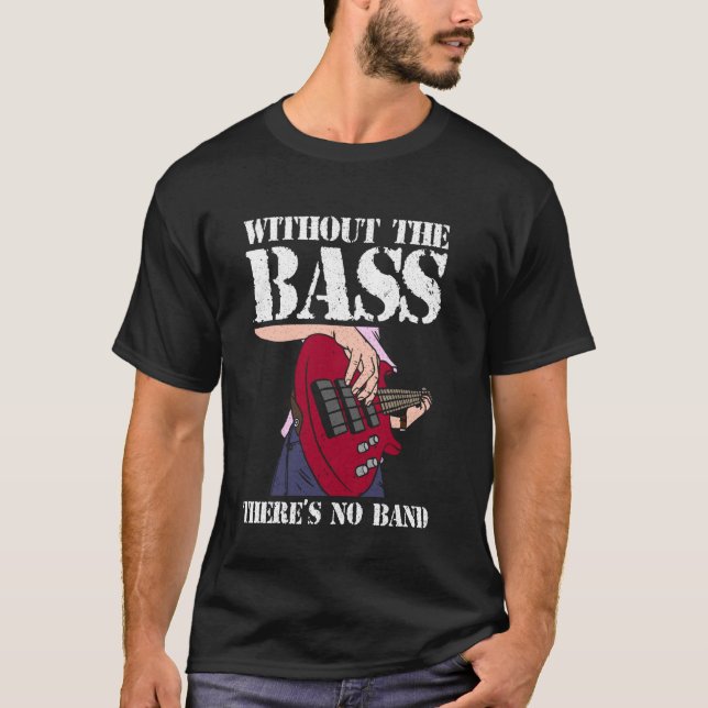 T-shirt Basse Guitariste & Baid (Devant)