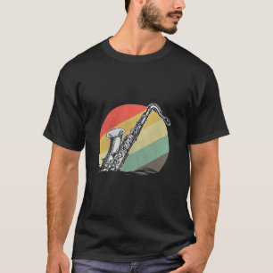 T-shirt Basse Rétro Clarinet Marching Basse Clarinet Pl