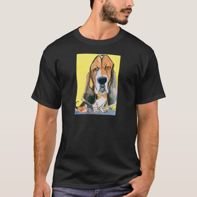 T-shirt Basset Hound (Devant)