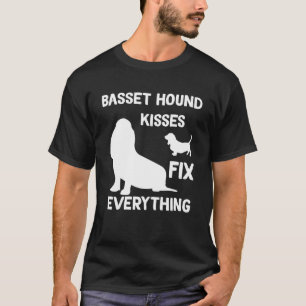 T-shirt Basset Hound baisers réparer tout Basset Hound mo