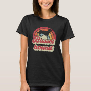 T-shirt Basset Hound Chien Hommes Femmes Basset Hound Vint