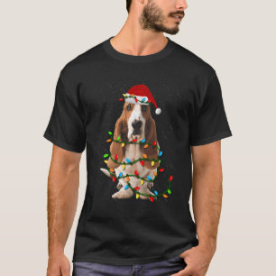 T-shirt Basset Hound Christmas Funny Basset Hound Dog Love