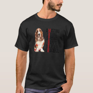 T-shirt Basset Hound Extraordinaire Aimer Fort Happy Selfl