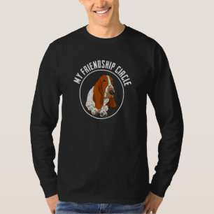 T-shirt Basset Hound Friendship Circle Chien Propriétaire