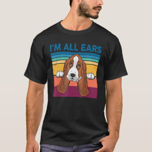 T-shirt Basset Hound Je Tous Oar Chien Maman Papa Vintage