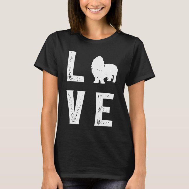 T-shirt Basset Hound Love (Devant)