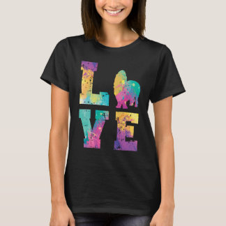 T-shirt Basset Hound Love