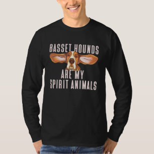 T-shirt Basset Hounds Sont Mon Esprit Animaux Basset Hound