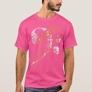 T-shirt Bassguitarneck avec Bass Clef pour Bass Players Ba