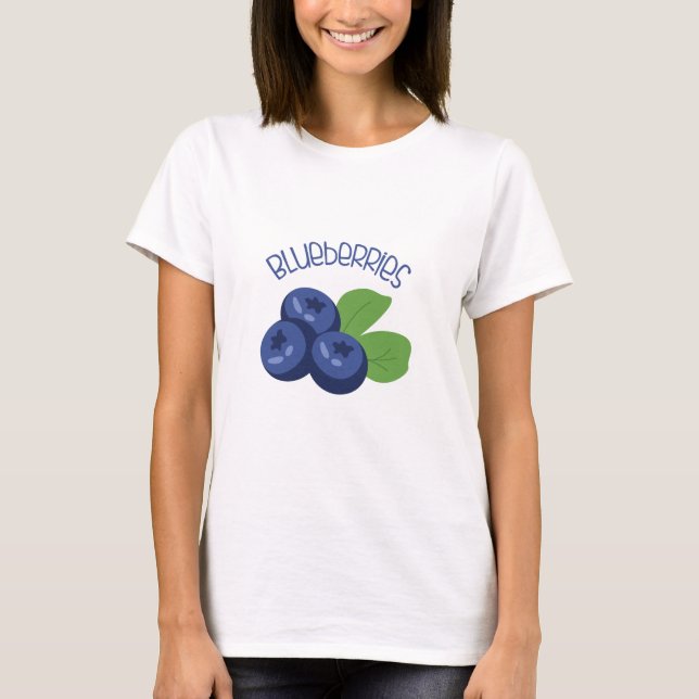 T-shirt Bassin de bleuets (Devant)