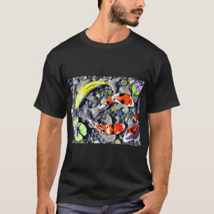 T-shirt Bassin de carpes koï