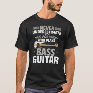 T-shirt Bassiste Retraité Hommes Bassiste Guitare Basse Re