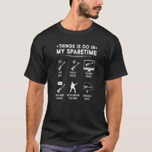 T-shirt Bassistes Sparetime Joueurs de Guitare Basse Élect