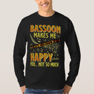 T-shirt Basson Bassoniste Instrument Joueur de Bois 2