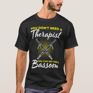 T-shirt Basson pour joueur de basson musicien de basson ba