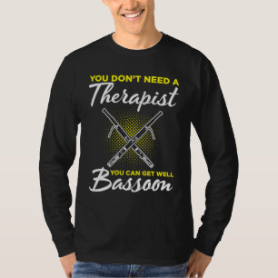 T-shirt Basson pour joueur de basson musicien de basson ba