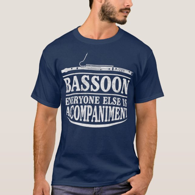 T-shirt Bassoon Accompagnement I Instrument Music (Devant)