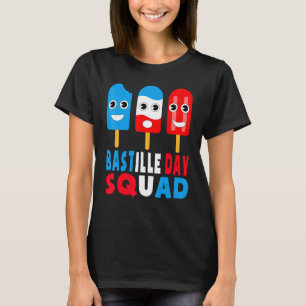 T-shirt Bastille Day Squad Bonne Fte Nationale France Enfa