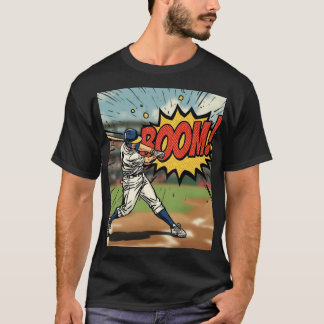 T-shirt Bat Ball Boom T20 Cricket Graphic Tee
