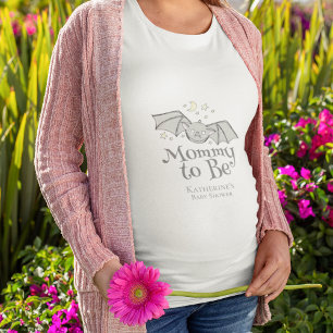 T-shirt Bat bébé mignonne et étoiles Maman à être Baby sho