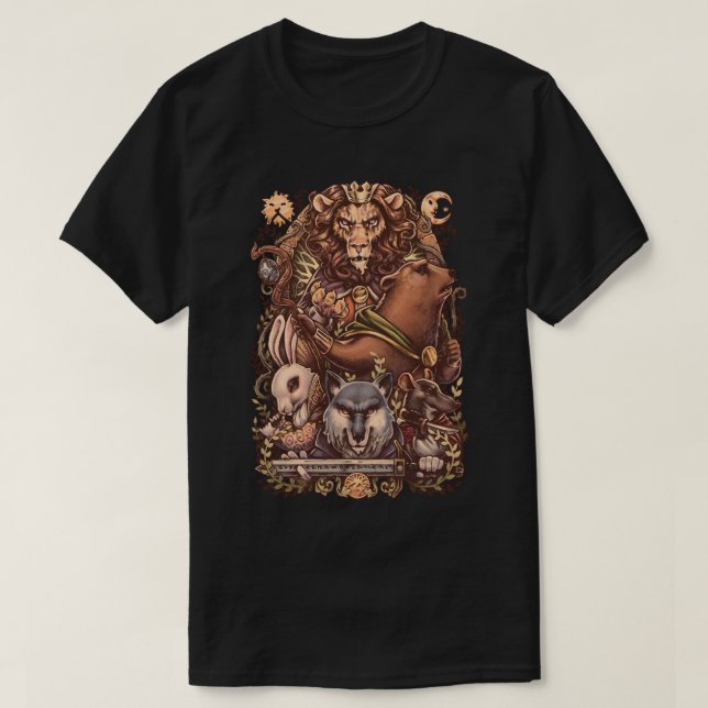 T-shirt Bataille ARMELLO pour la couronne (Design devant)