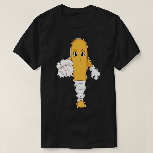 T-shirt Bataille de baseball (Design devant)